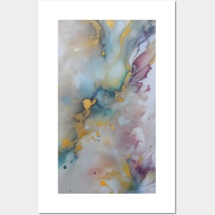 Alcohol Ink Cloud Posters and Art